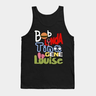 The Burger Family Names Tank Top